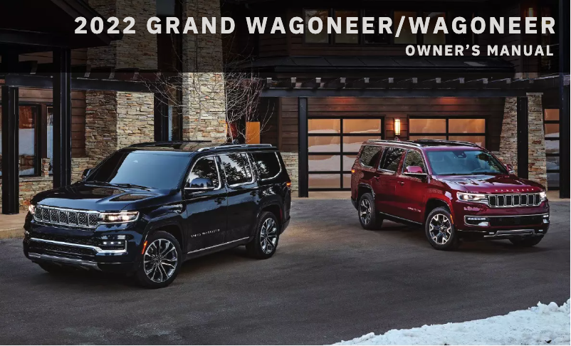 Page 1 de la notice Manuel utilisateur Jeep Wagoneer (2022)
