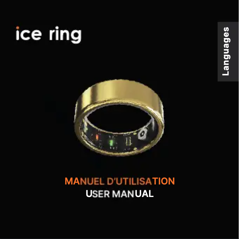 Page 1 de la notice Manuel utilisateur ICE Watch Ring