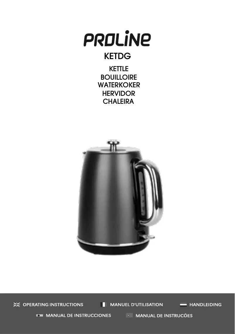 Página 1 del manual Manual de usuario Proline KETDG