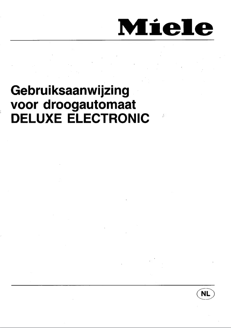 Page 1 de la notice Manuel utilisateur Miele T 356