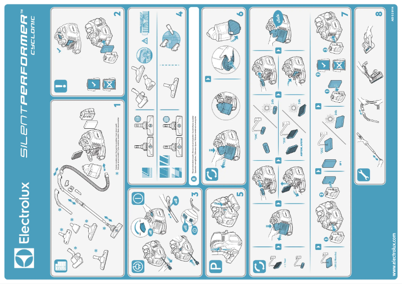 Página 1 del manual Manual de usuario Electrolux ESPC74SWT