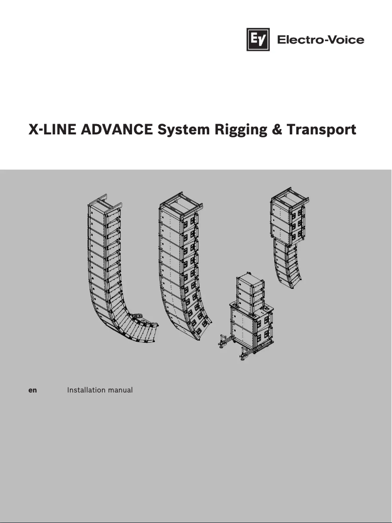 Page 1 de la notice Manuel utilisateur Electro-Voice X12-128