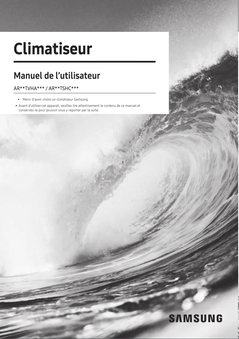 Página 1 del manual Manual de usuario Samsung AR12TVHABWKNAF