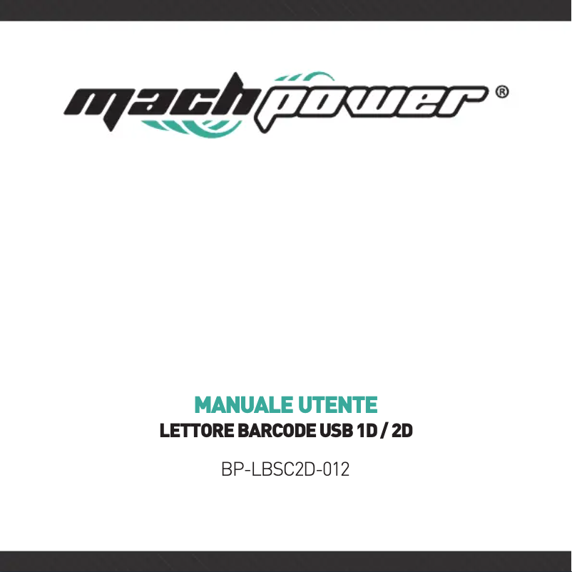 Page 1 de la notice Manuel utilisateur Mach Power BP-LBSC2D-012