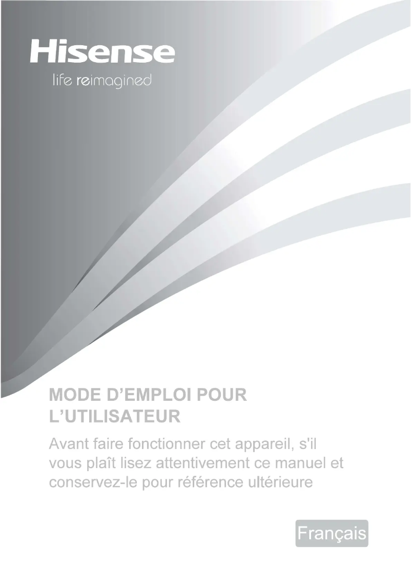 Page 1 de la notice Manuel utilisateur Hisense FCN337E30C