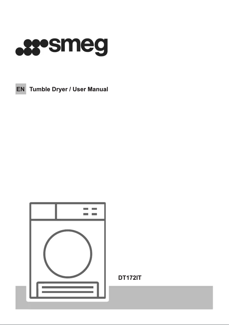 Page 1 de la notice Manuel utilisateur Smeg DT172IT
