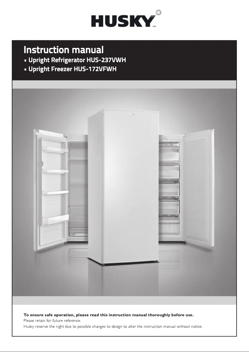 Página 1 del manual Manual de usuario Husky HUS-237VWH