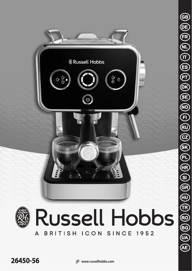 Page 1 de la notice Manuel utilisateur Russell Hobbs 26452-56