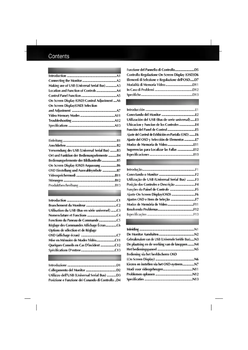 Page 1 de la notice Manuel utilisateur LG 793FT
