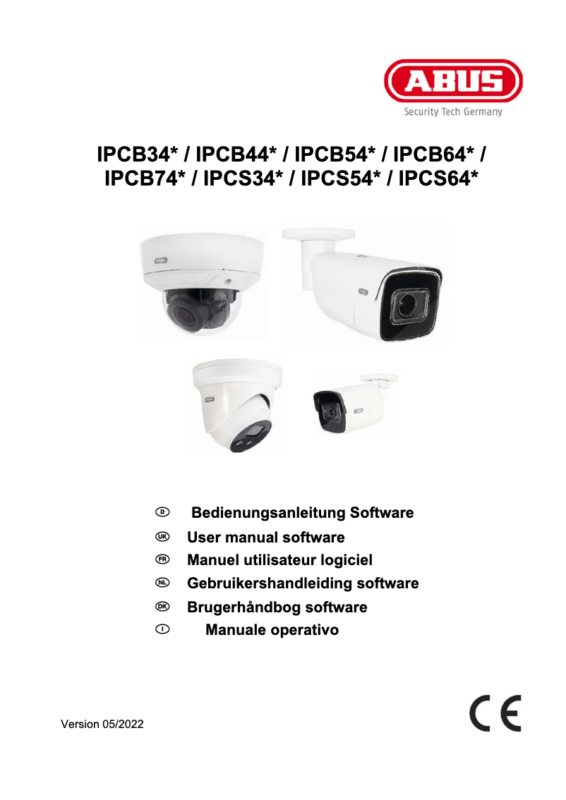 Página 1 del manual Manual de usuario Abus IPCS34511A