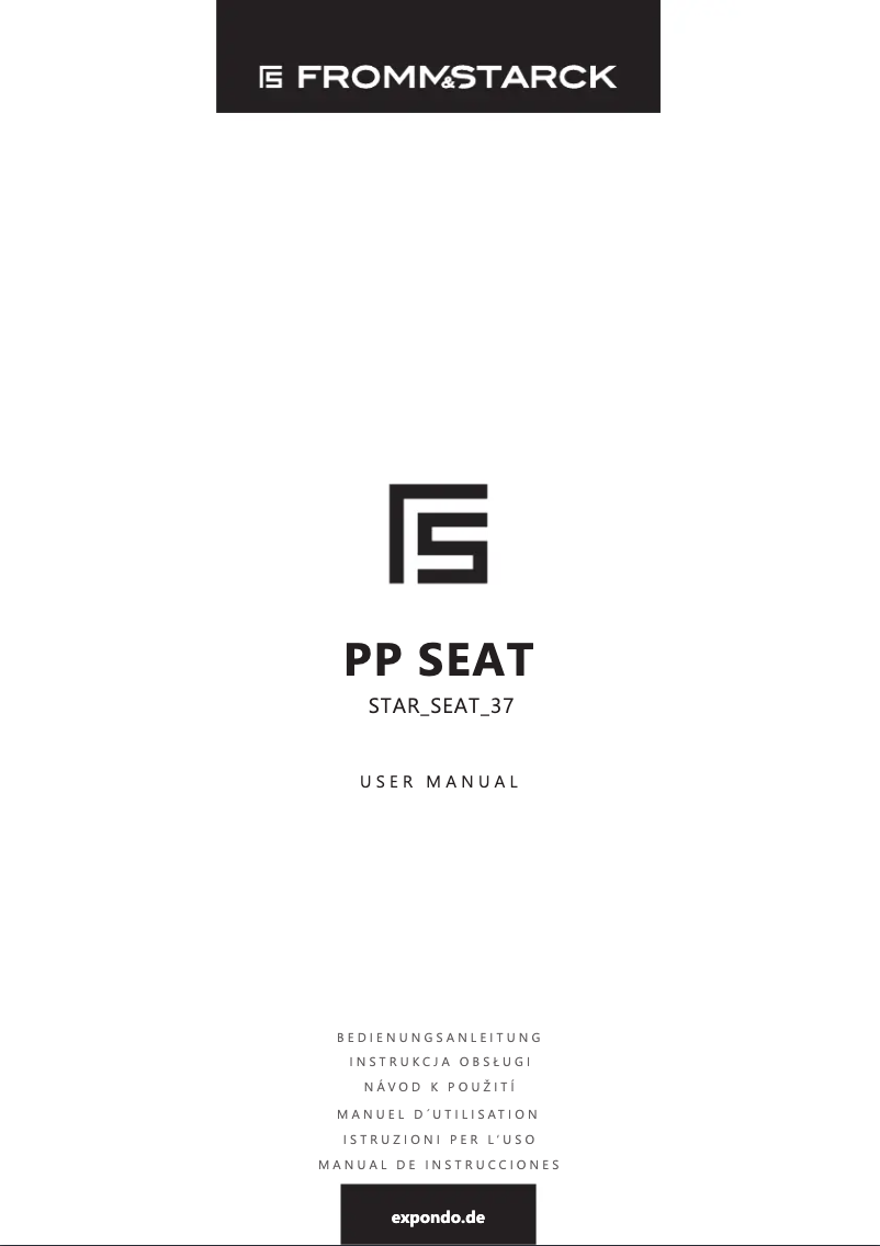 Page 1 de la notice Manuel utilisateur Fromm & Starck STAR_SEAT_37