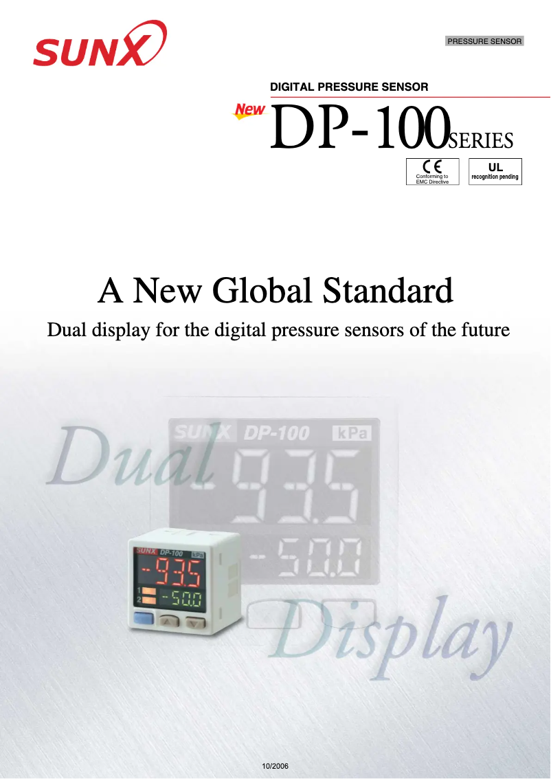 Page 1 de la notice Manuel utilisateur Panasonic DP-112A-E-P-J