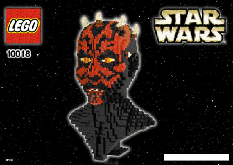 Page 1 de la notice Manuel utilisateur Lego DARTH MAUL
