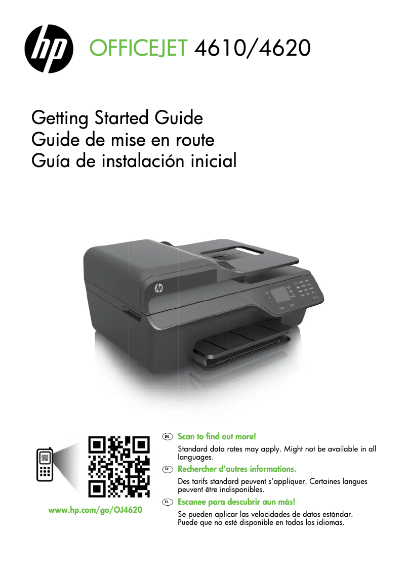 Page n°1 - Manuel utilisateur HP Officejet 4620e