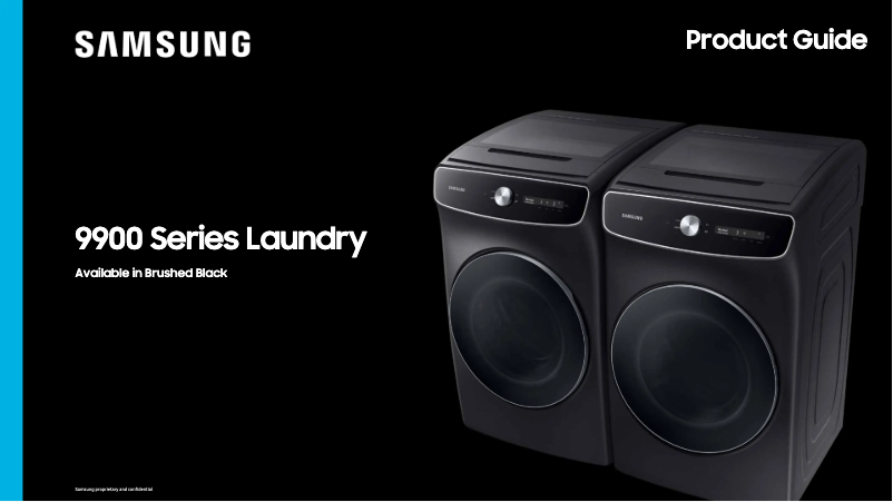 Página 1 del manual Folleto Samsung DVG60A9900V