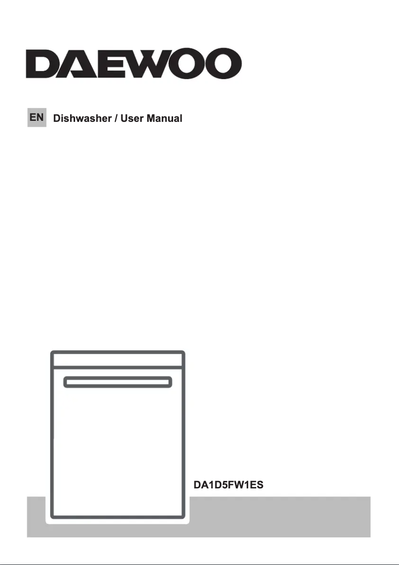 Page 1 of the manual User Manual Daewoo DA1D5FW1ES