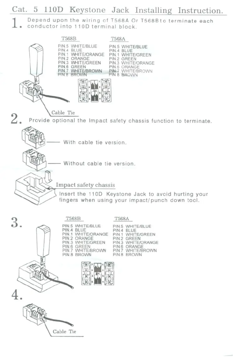 Page 1 de la notice Manuel utilisateur StarTech.com KEYSTONE110W