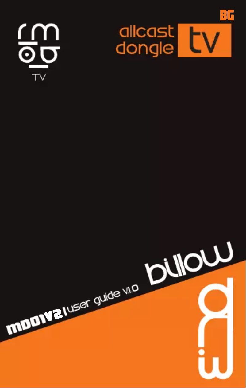 Page 1 de la notice Manuel utilisateur Billow MD01V2