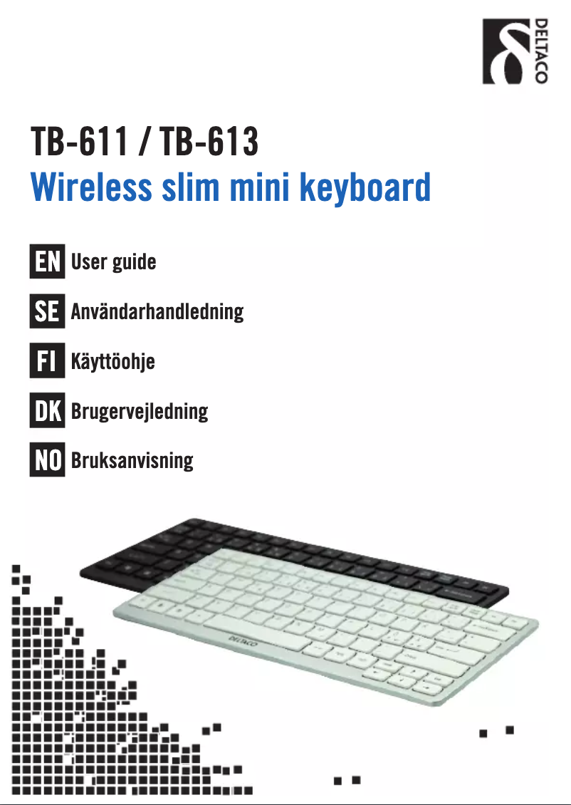 Page 1 of the manual User Manual Deltaco TB-611
