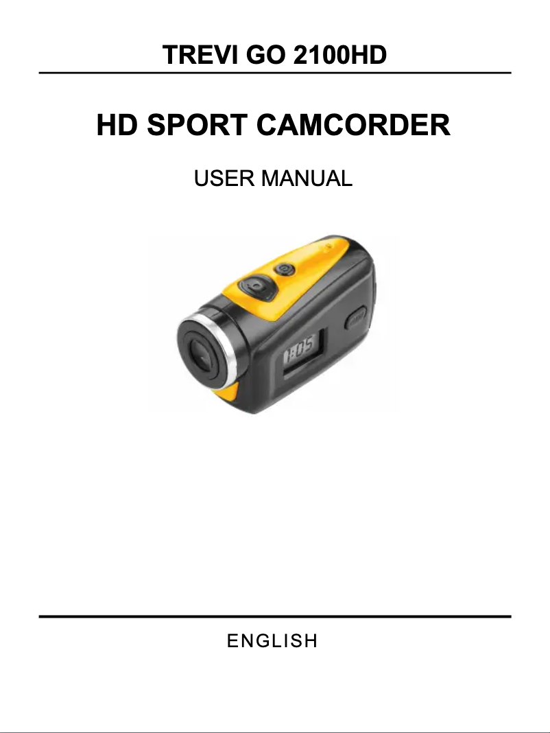 Page 1 of the manual User Manual Trevi GO 2100 HD