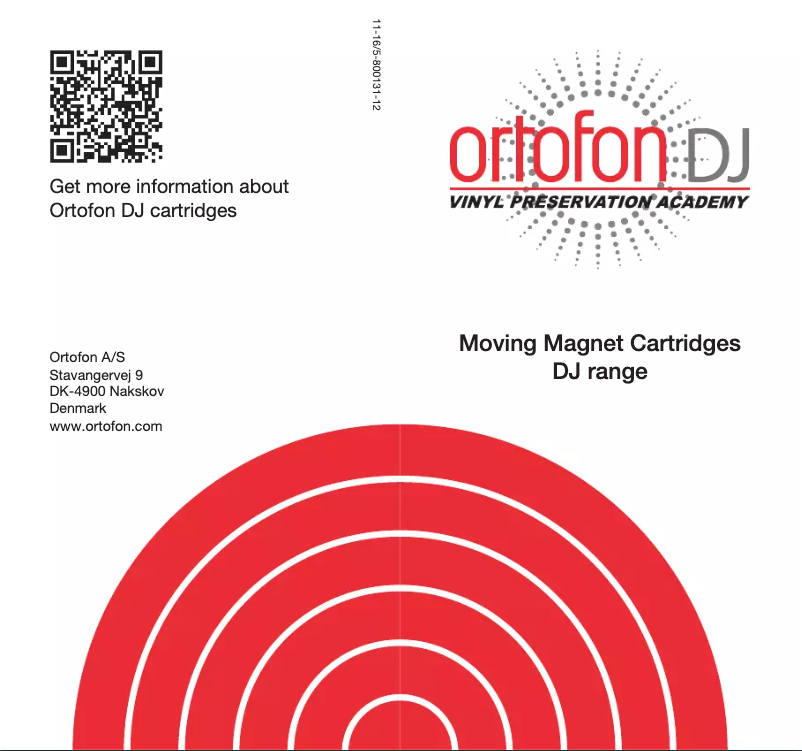 Página 1 del manual Manual de usuario Ortofon OM PRO S