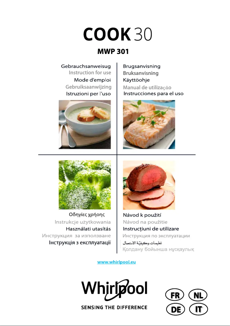 Página 1 del manual Manual de usuario Whirlpool MWP 301 W