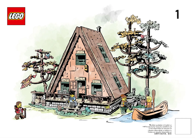 Página 1 del manual Instrucciones visuales Lego Ideas 21338