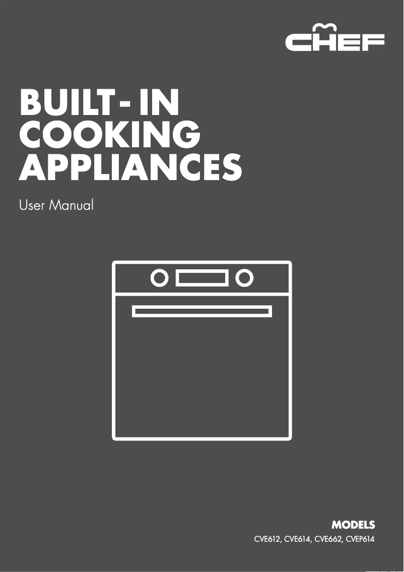 Page 1 de la notice Manuel utilisateur Chef CVE662WB