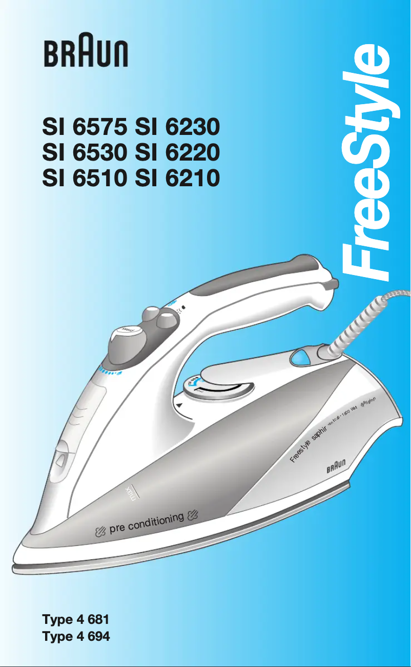 Página 1 del manual Manual de usuario Braun FreeStyle SI 6220