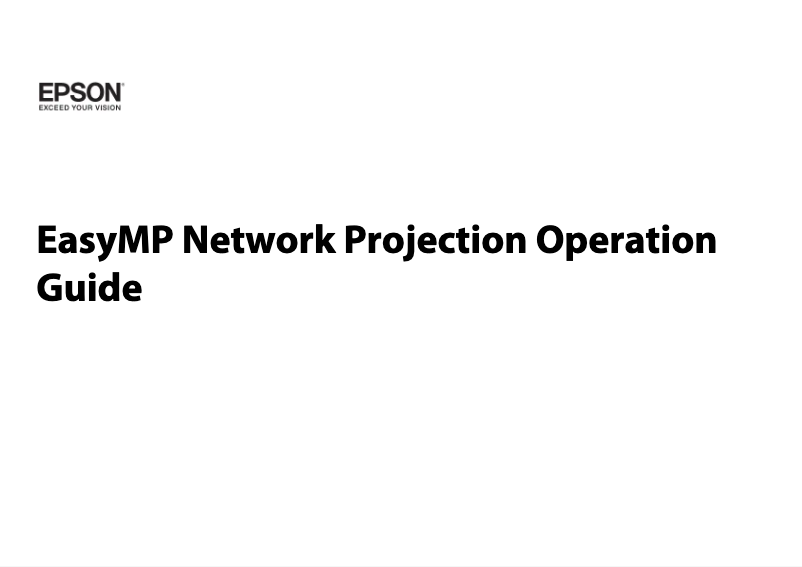 Página 1 del manual Guía de instalación Epson PowerLite 1945W