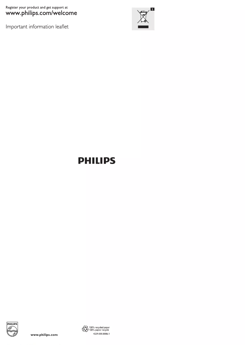 Page n°1 - Manuel utilisateur Philips ActiveTouch GC555