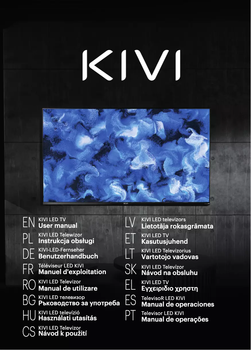 Page 1 de la notice Manuel utilisateur Kivi 55U750NW