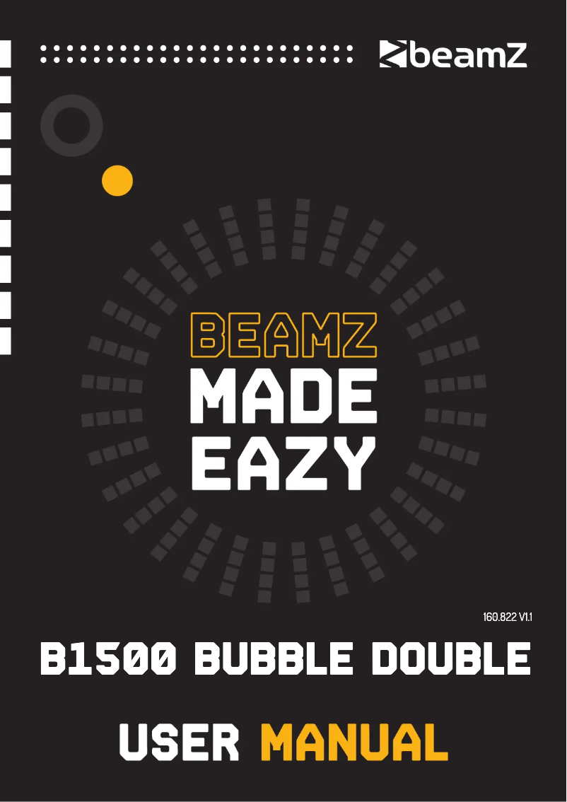 Page 1 de la notice Manuel utilisateur BeamZ B1500