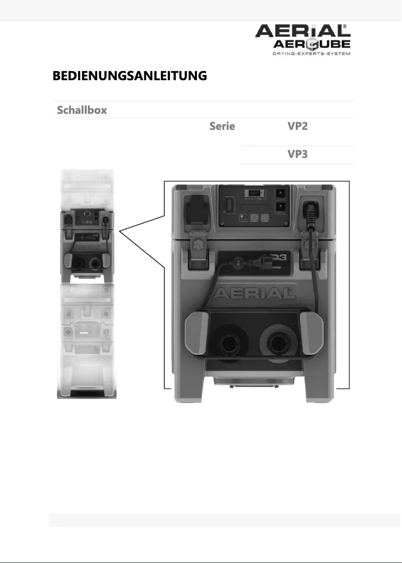 Página 1 del manual Manual de usuario Aerial VP 3