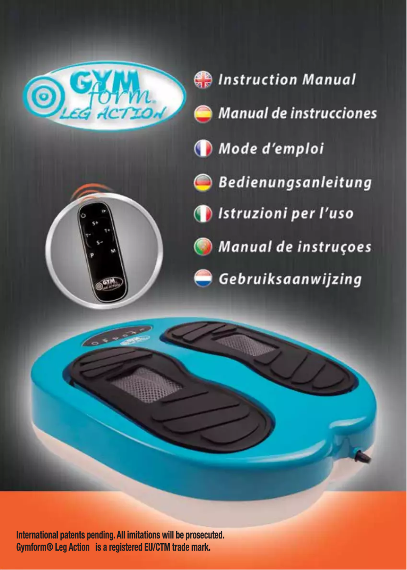 Página 1 del manual Manual de usuario Gymform Leg Action