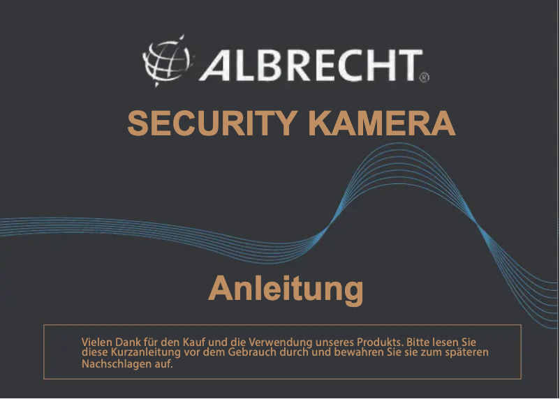 Page 1 of the manual User Manual Albrecht Home SC 100