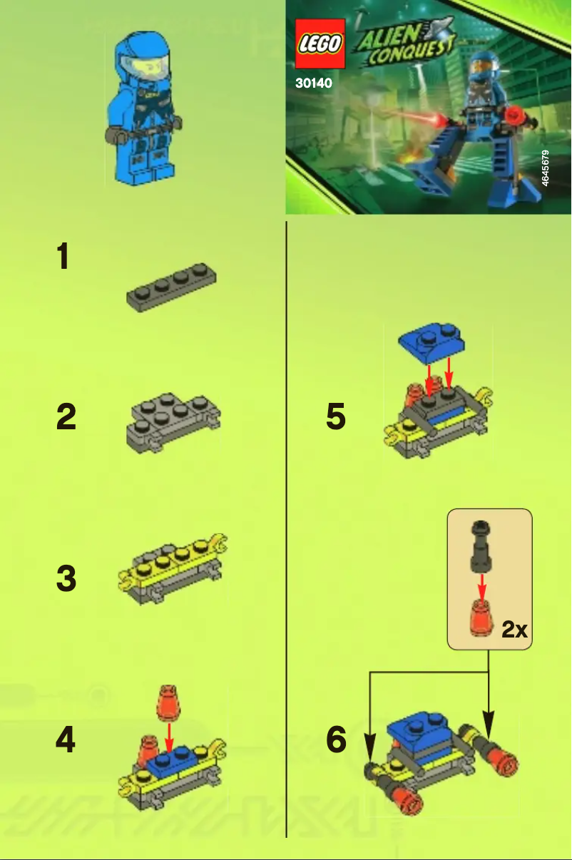 Page 1 de la notice Manuel utilisateur Lego ADU Walker