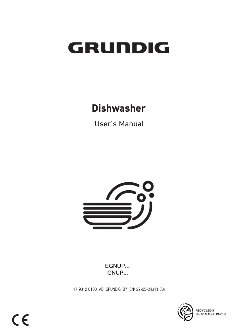 Page 1 de la notice Label énergétique Grundig GNUP3540W