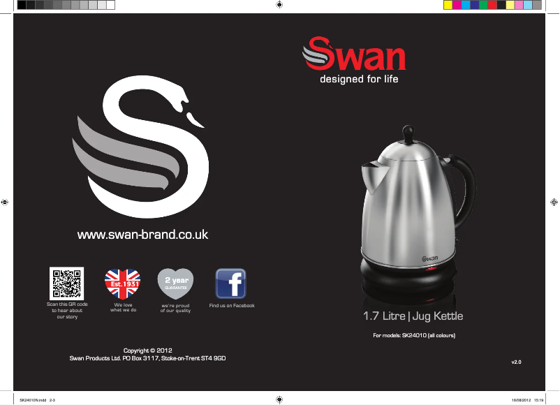 Page 1 de la notice Manuel utilisateur Swan SK24010REDN