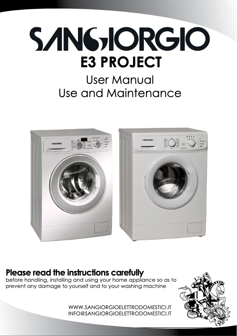 Página 1 del manual Manual de usuario SanGiorgio SENS812D New Evolution