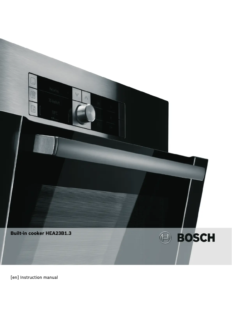 Page 1 de la notice Mode d'emploi Bosch Serie 6 HEA23B153