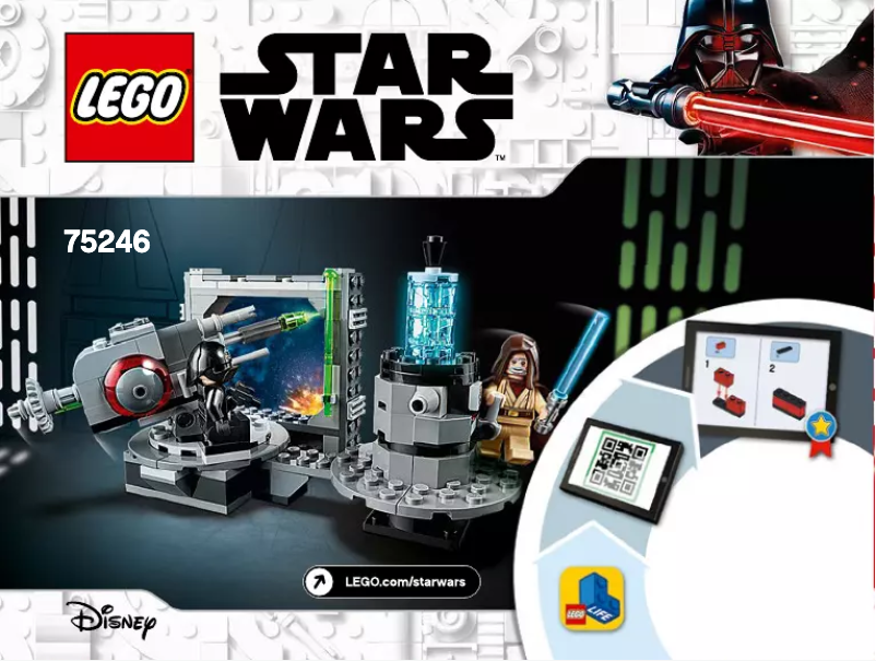 Page 1 de la notice Manuel utilisateur Lego Star Wars 75246