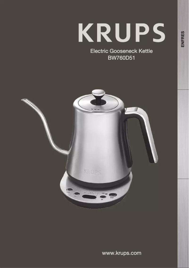 Page 1 de la notice Manuel utilisateur Krups BW760D51