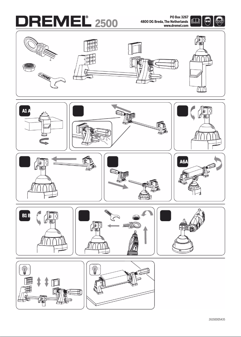 Page 1 of the manual User Manual Dremel 2500