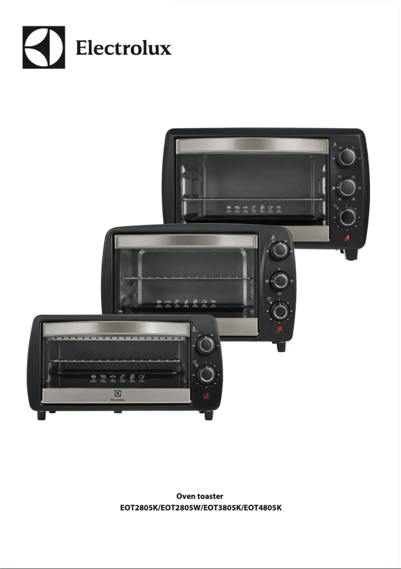 Página 1 del manual Manual de usuario Electrolux EOT2805K