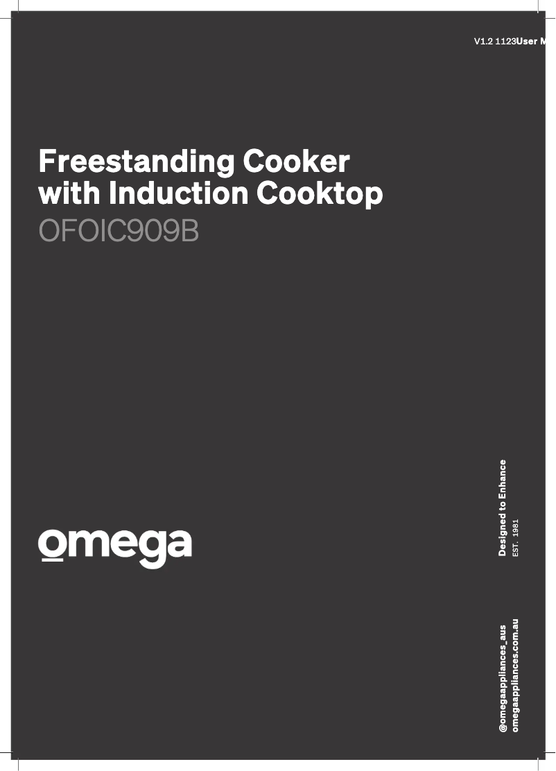 Page 1 de la notice Manuel utilisateur Omega OFOIC909B