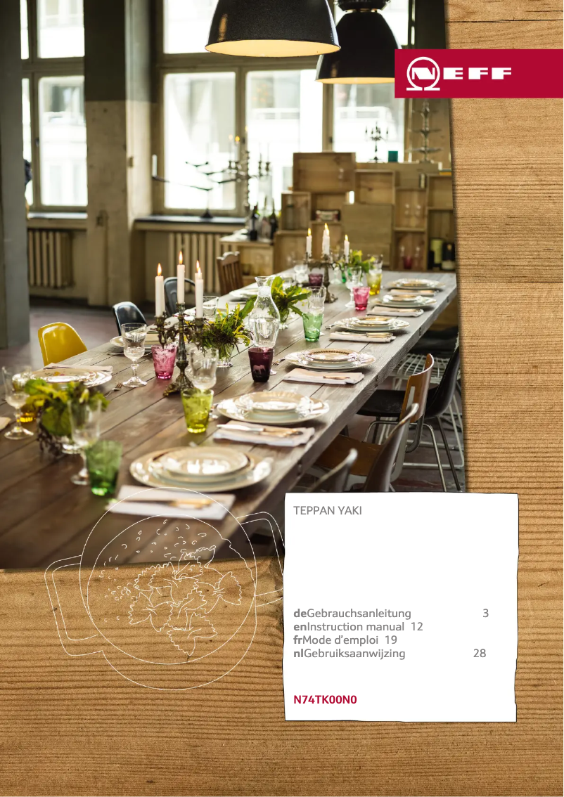 Página 1 del manual Manual de uso y mantenimiento Neff N74TK00N0