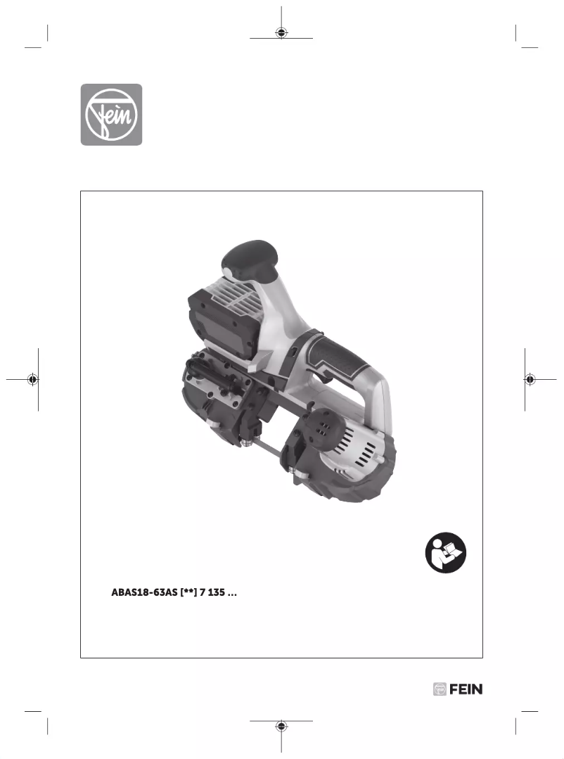 Page 1 de la notice Manuel utilisateur Fein ABAS18-63AS
