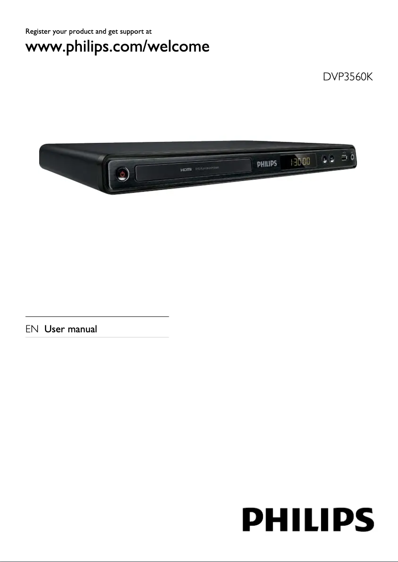 Page n°1 - Manuel utilisateur Philips HTP3520K