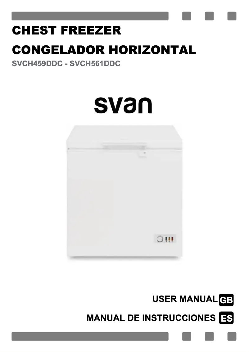 Page 1 de la notice Manuel utilisateur SVAN SVCH459DDC